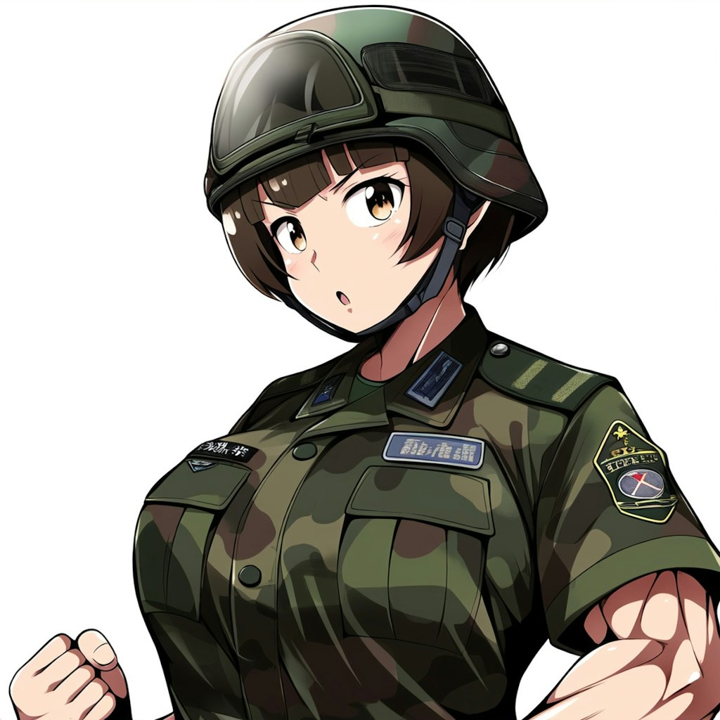 筋肉女自衛官