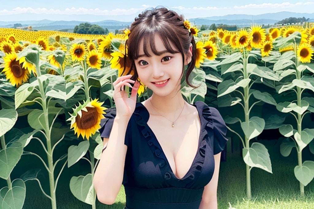 ひまわり畑