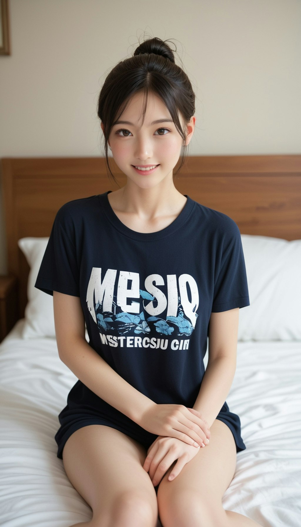 Tシャツ姿のみなも