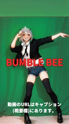 【動画】「Bumble Bee」を踊ってみた【MISAKIN 様】【めんたるさん】