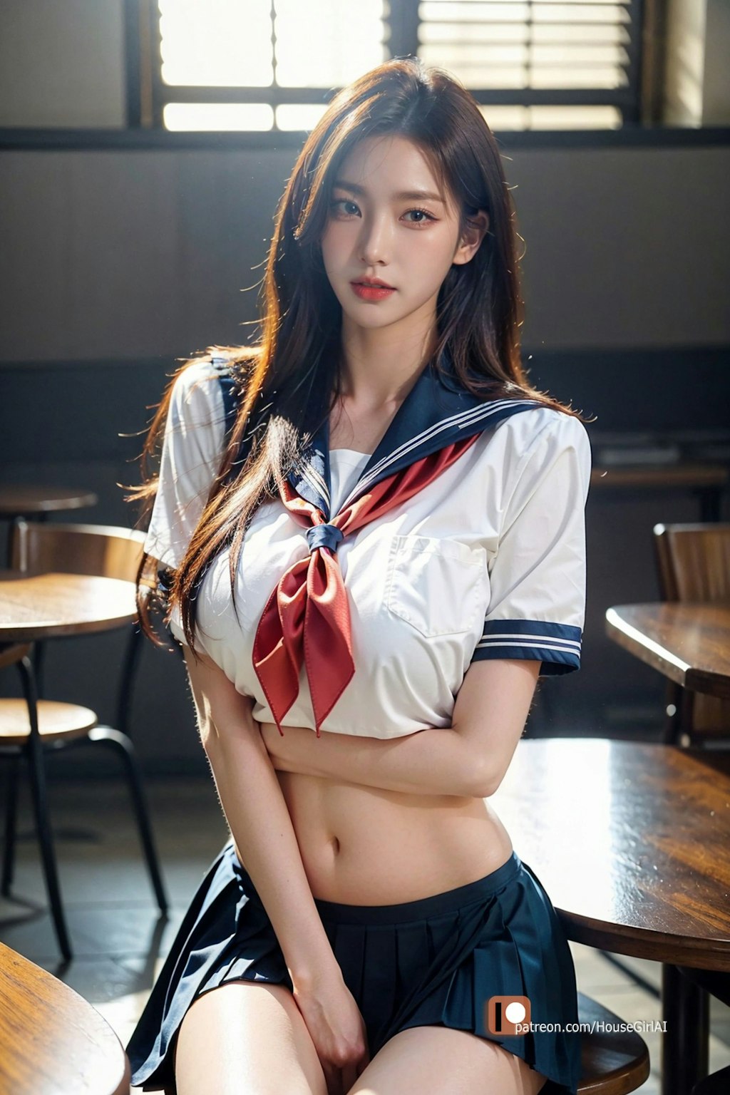 AI Girl Vol 555 | Lovely uniform
