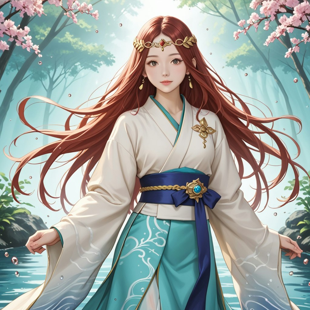 水波能売命（みずはのめのみこと）：水の女神、雨の女神