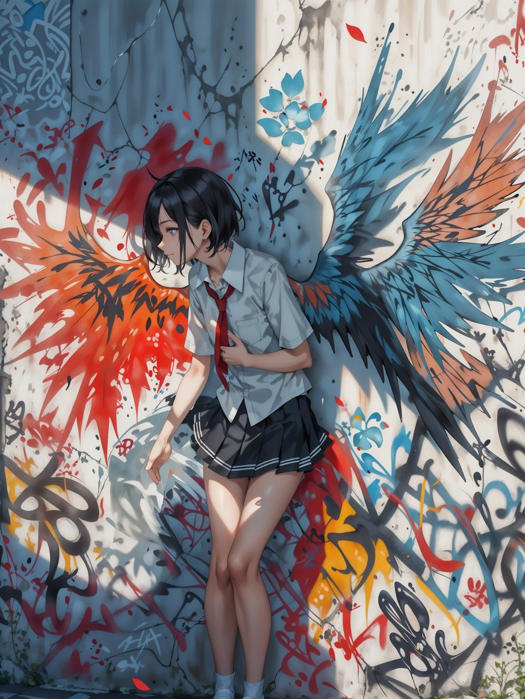 graffiti angel