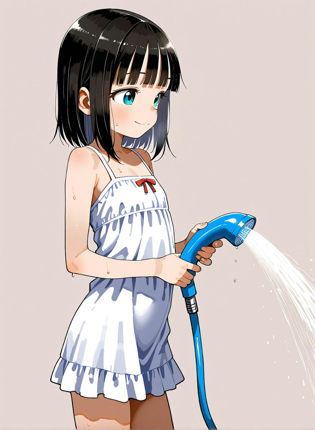濡れたら脱ごう。