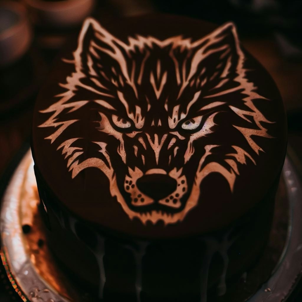 狼チョコレートケーキ🐺