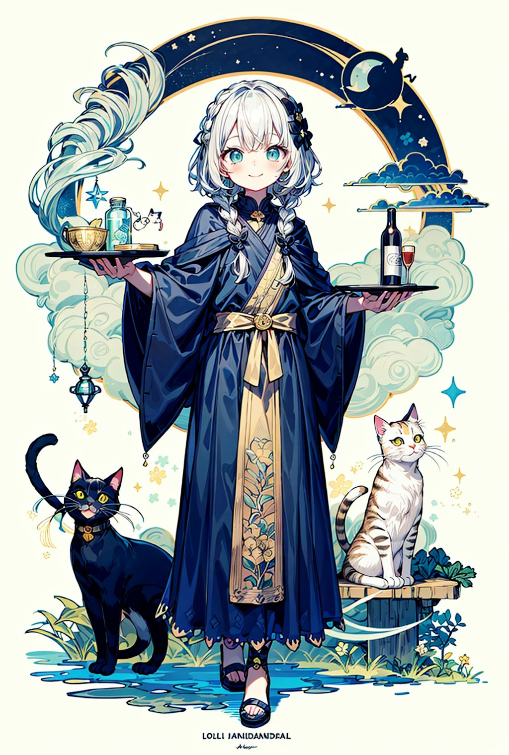 猫の魔女と使い魔