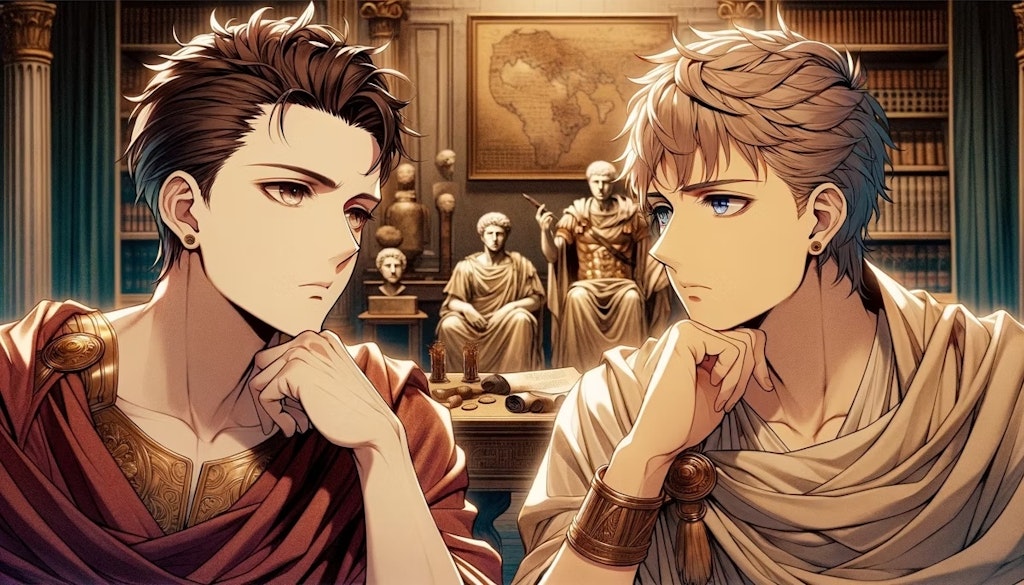 Caesar and Agrippa