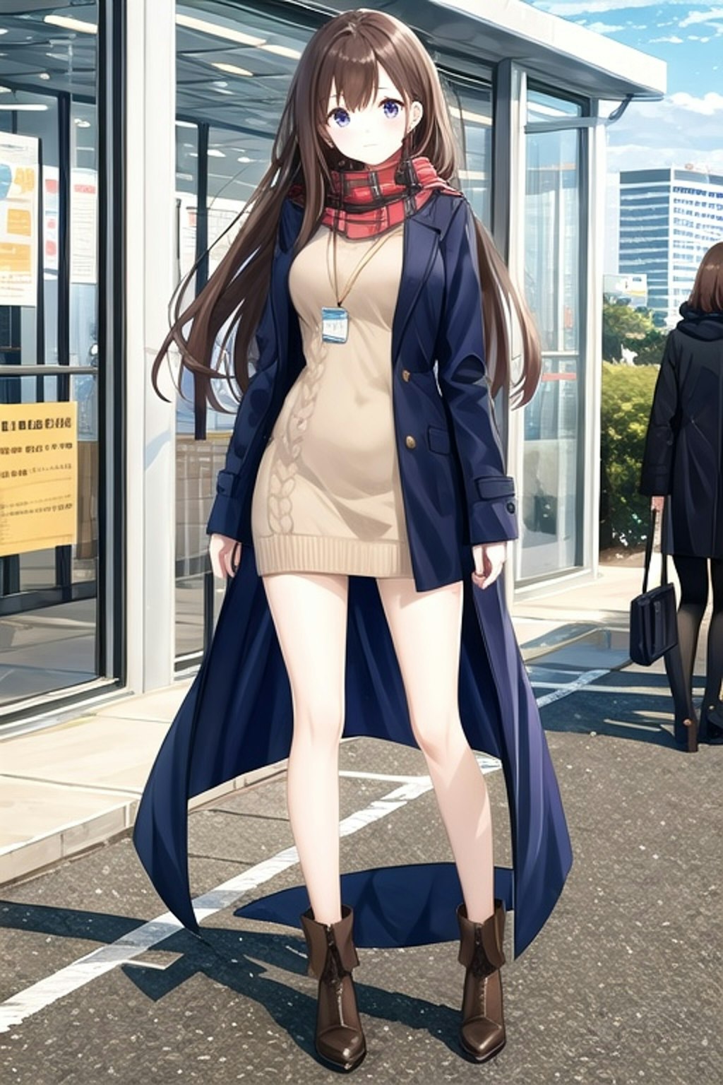 大人かわいい！？ロングコートコーデ🧥