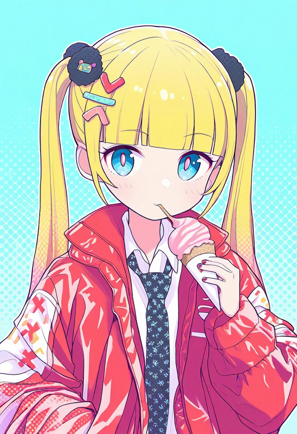 retro pop twin tail