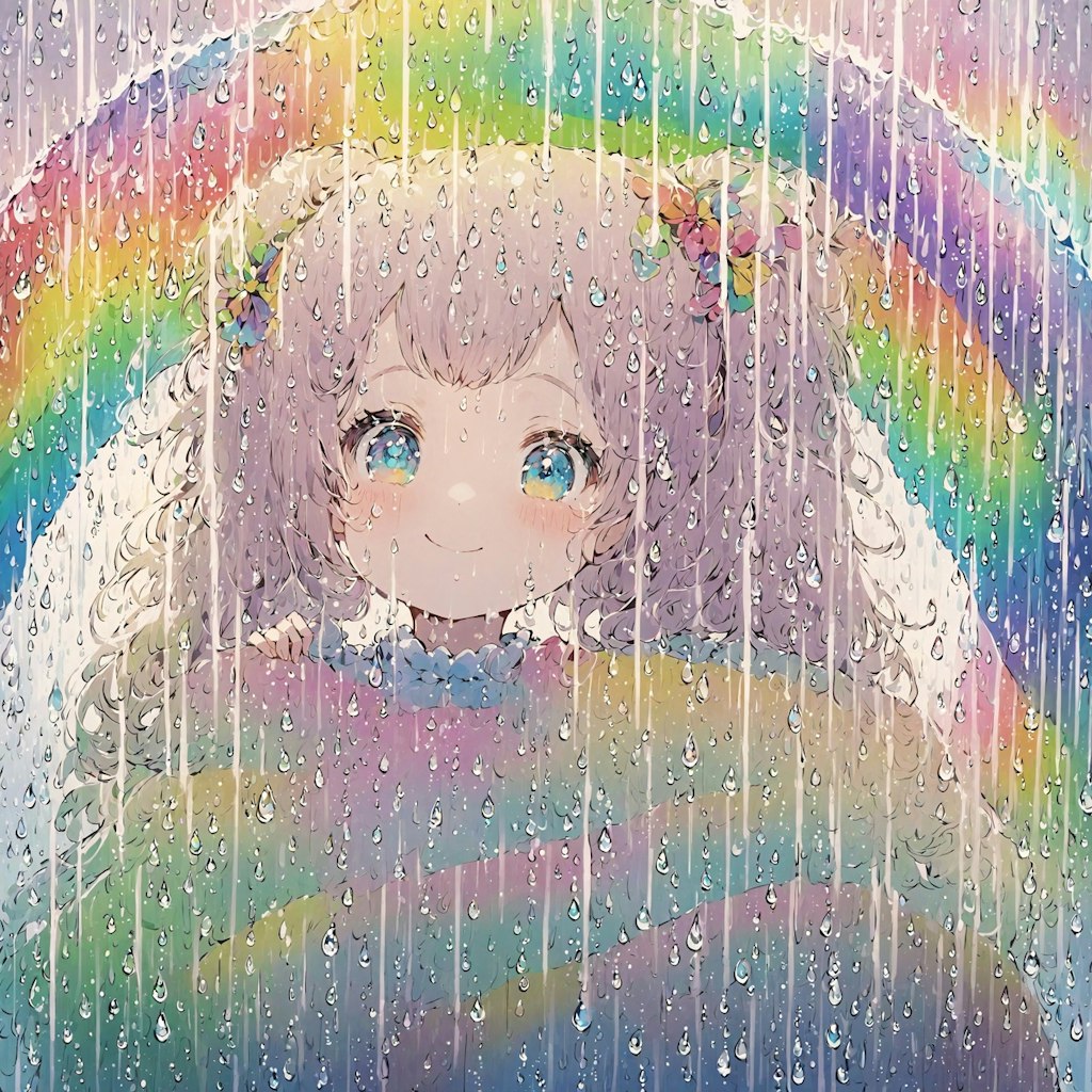 雨と虹