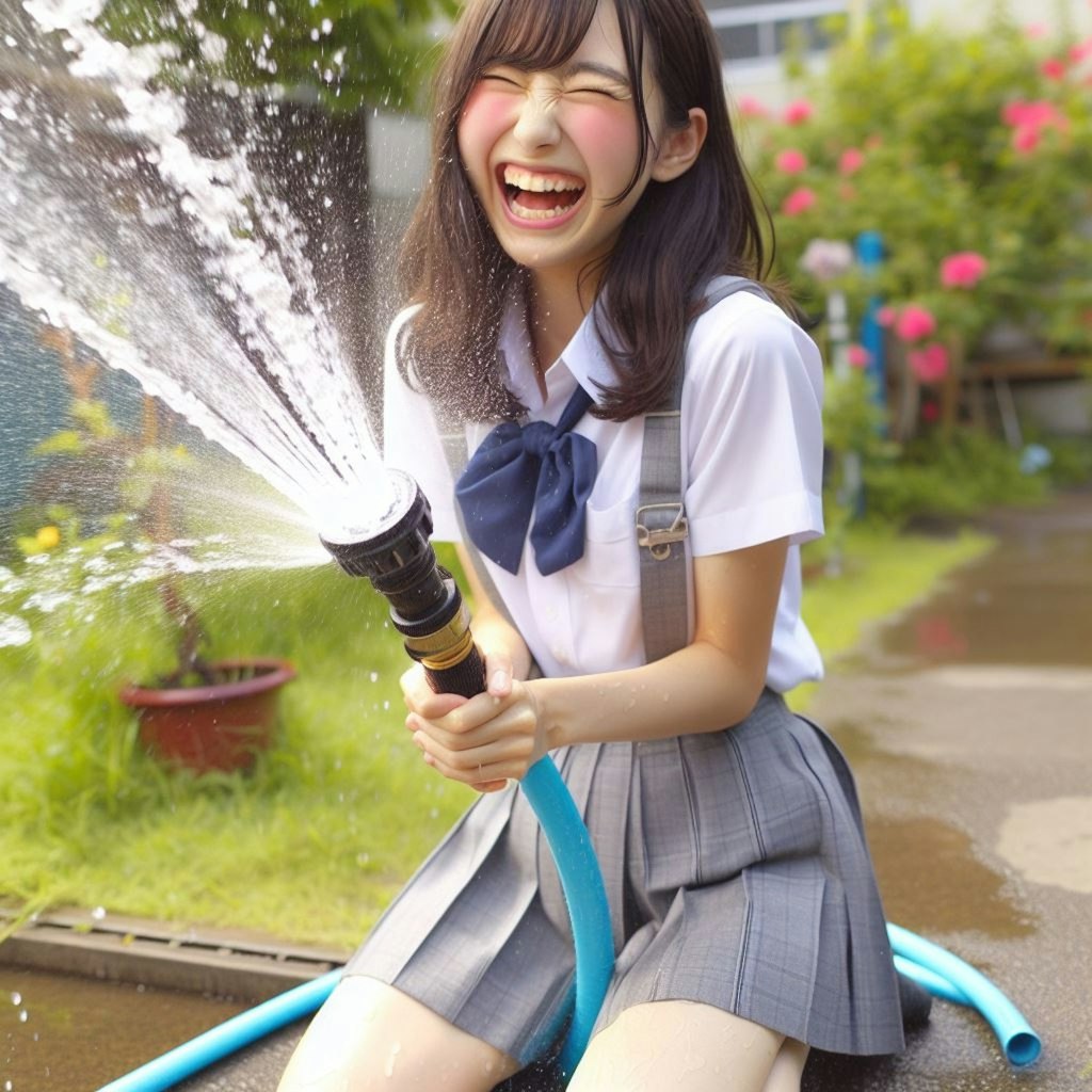 うぇ～い👧💦