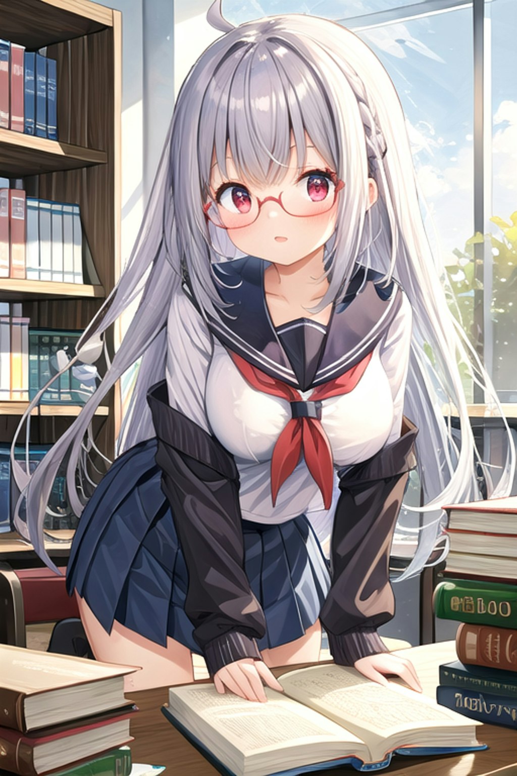 読書家の女の子