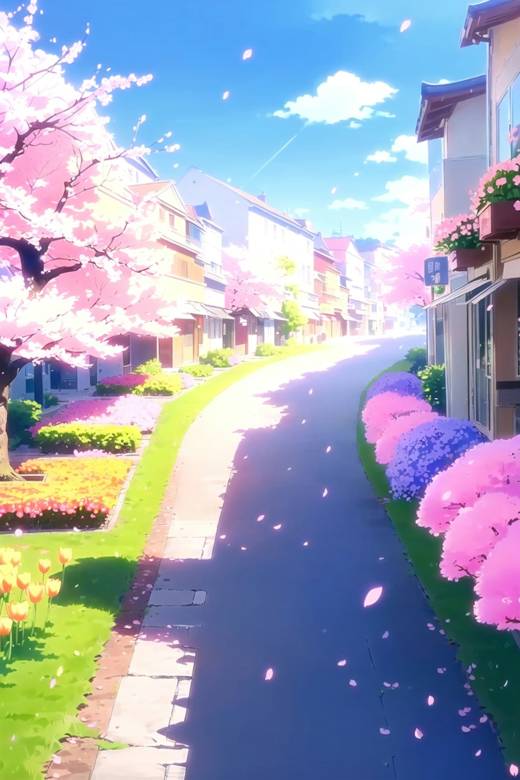 『春の街』