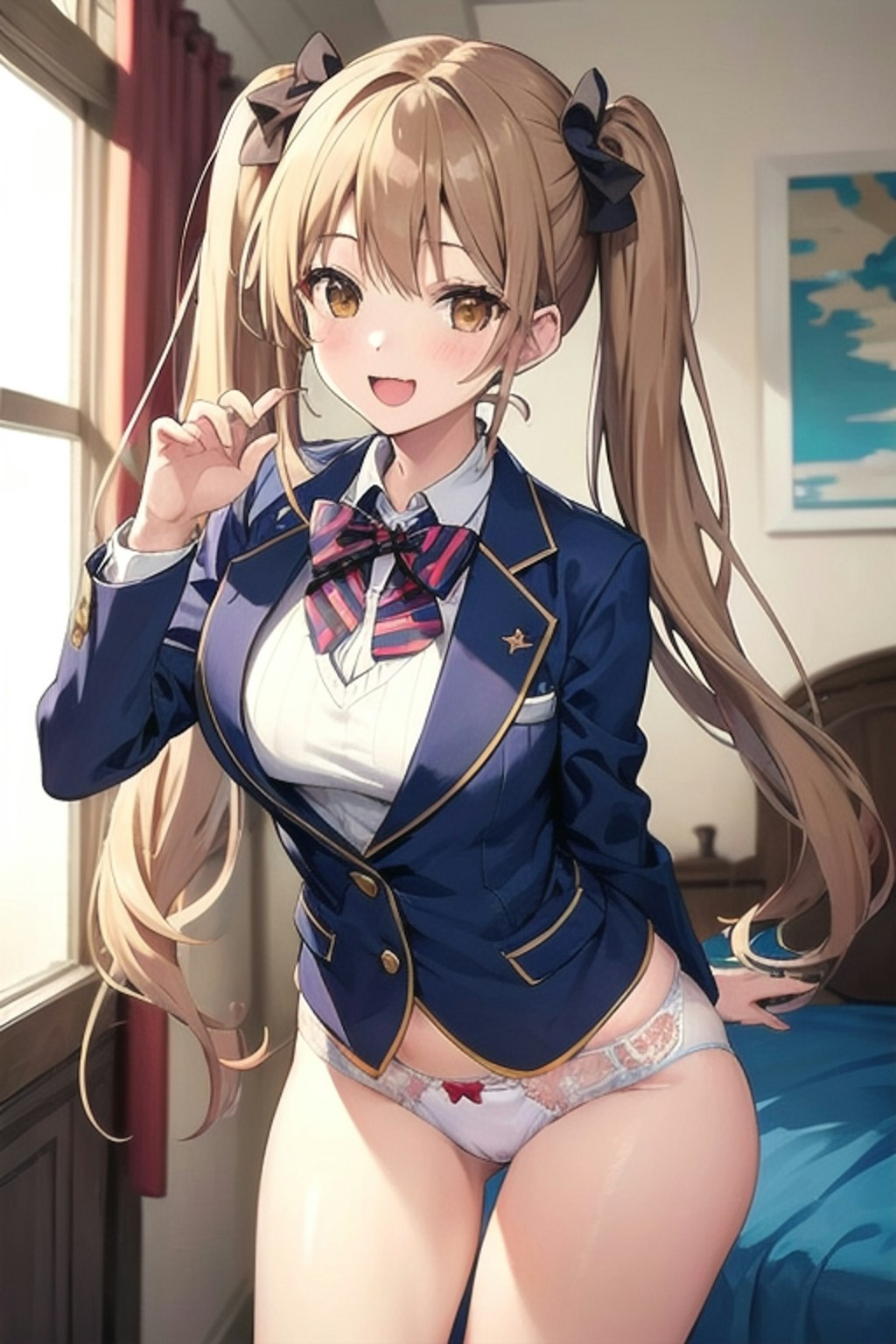 School twintails girl