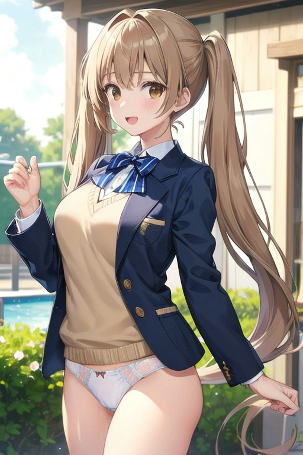 School twintails girl