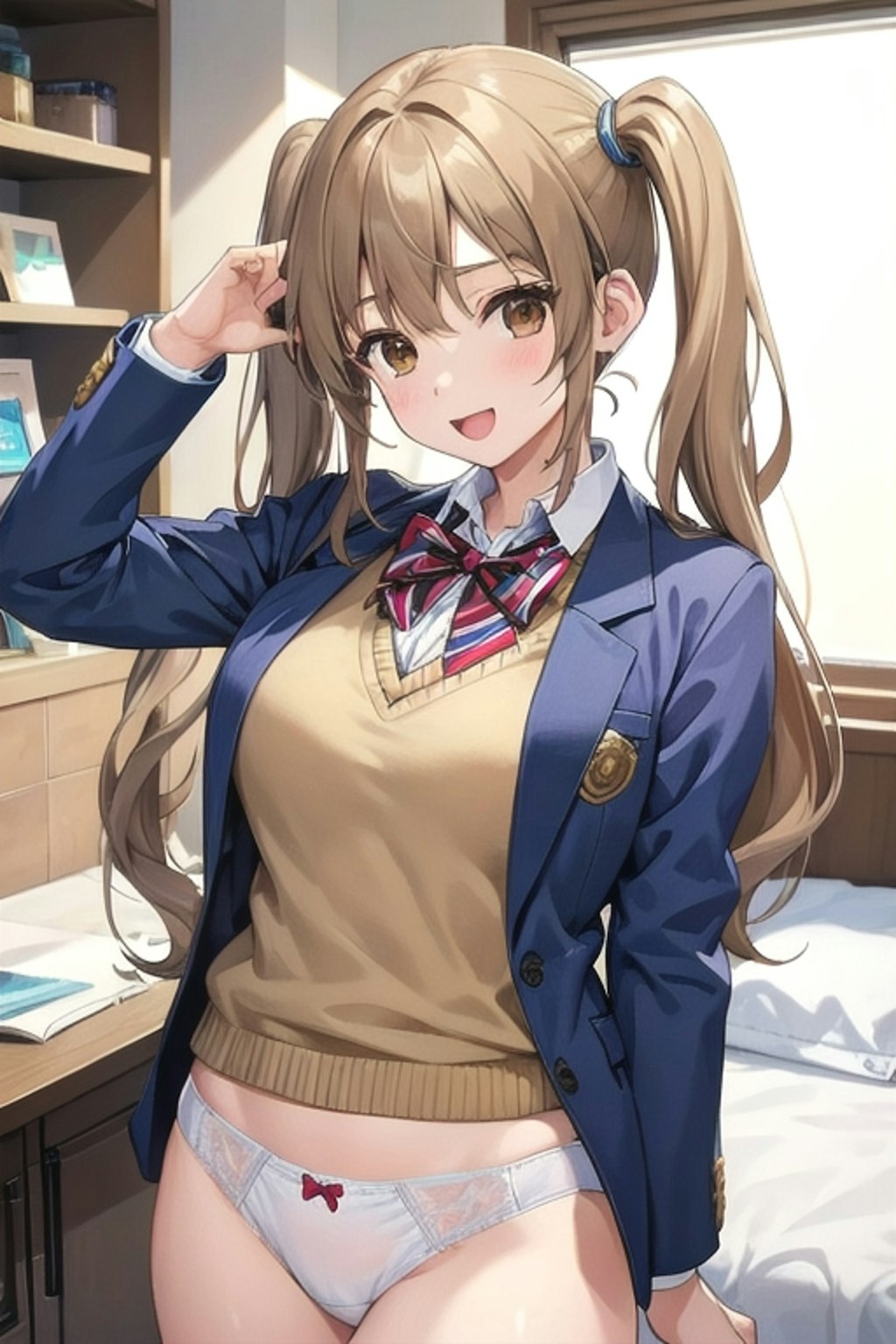 School twintails girl