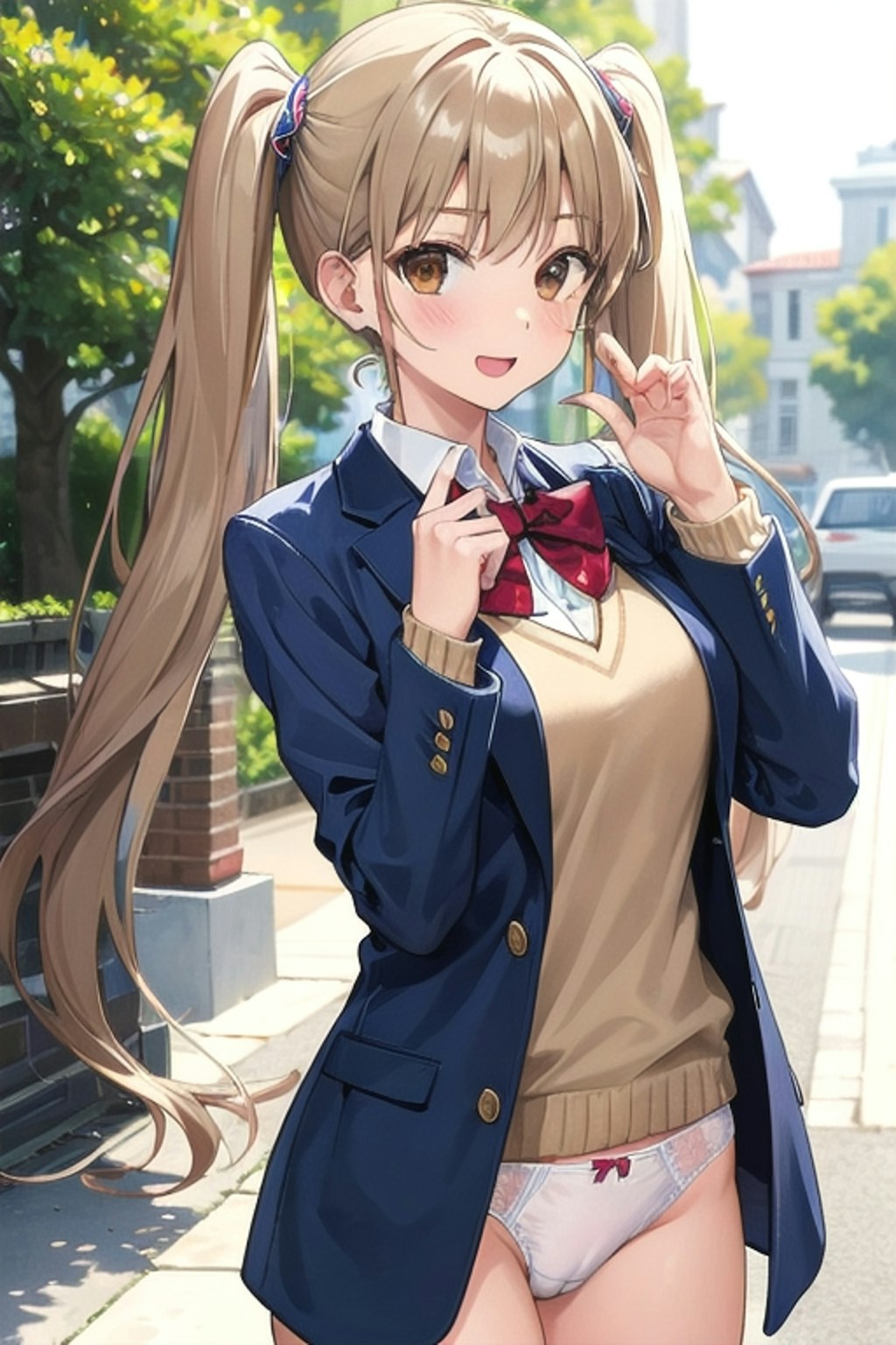 School twintails girl