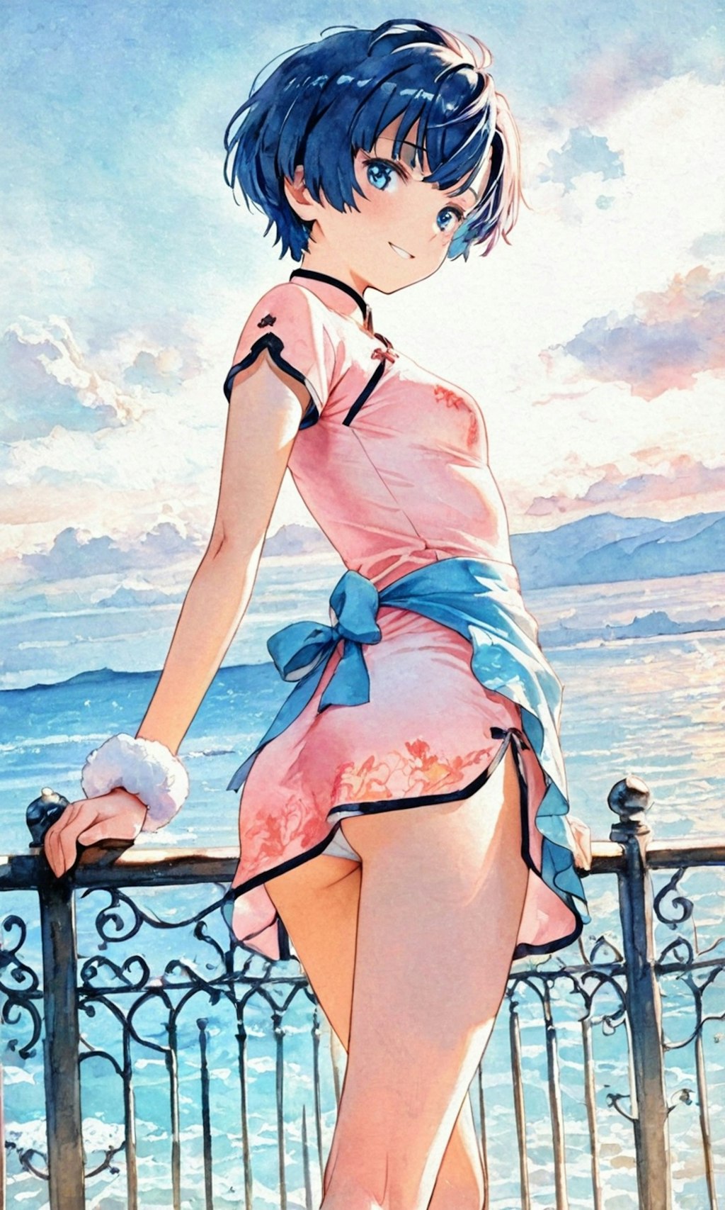 チャイナドレスの柑菜ちゃん
