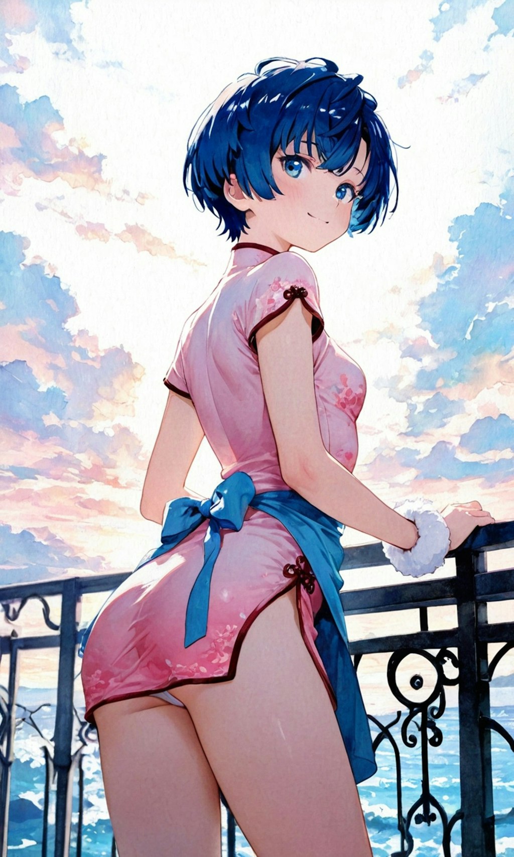 チャイナドレスの柑菜ちゃん