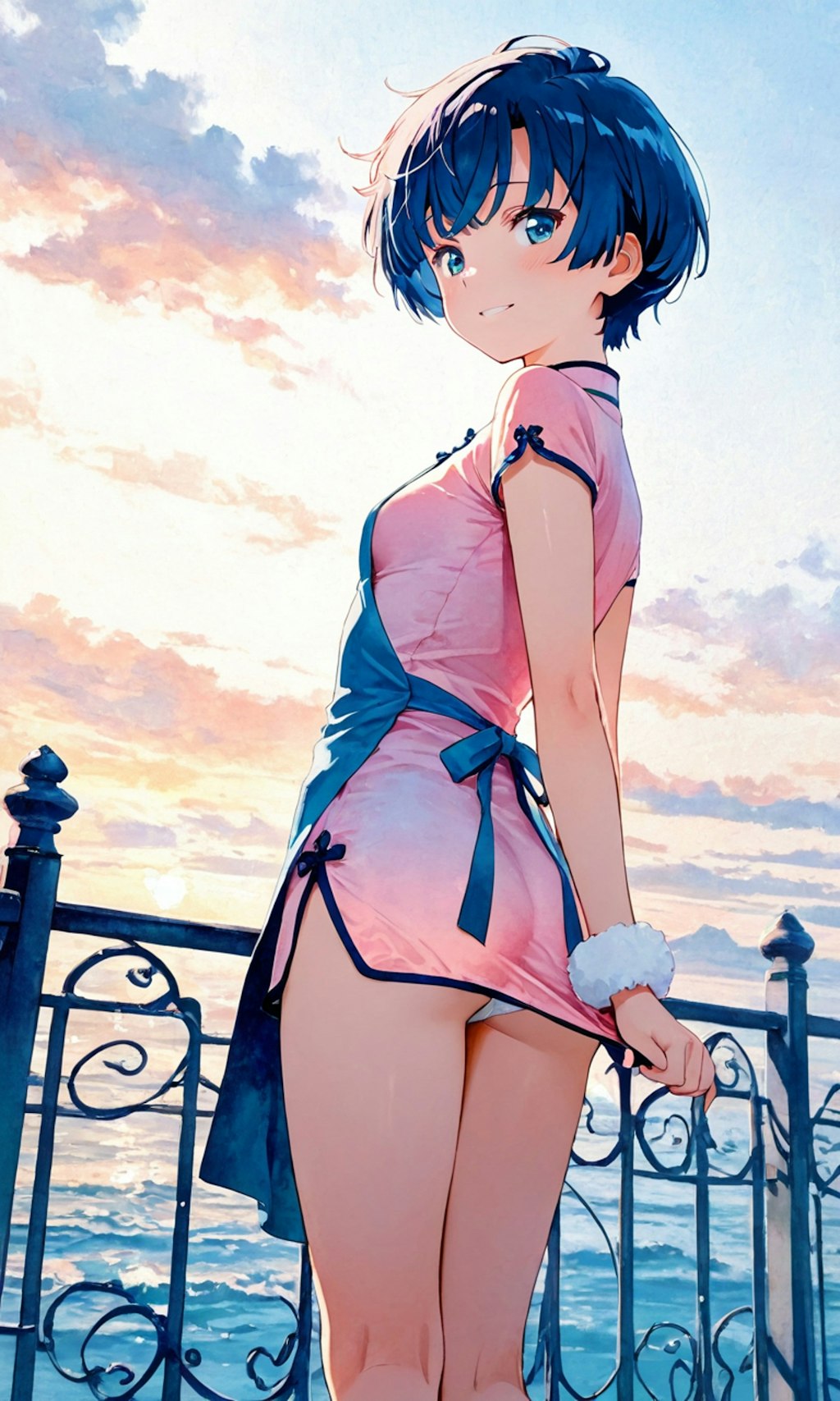 チャイナドレスの柑菜ちゃん