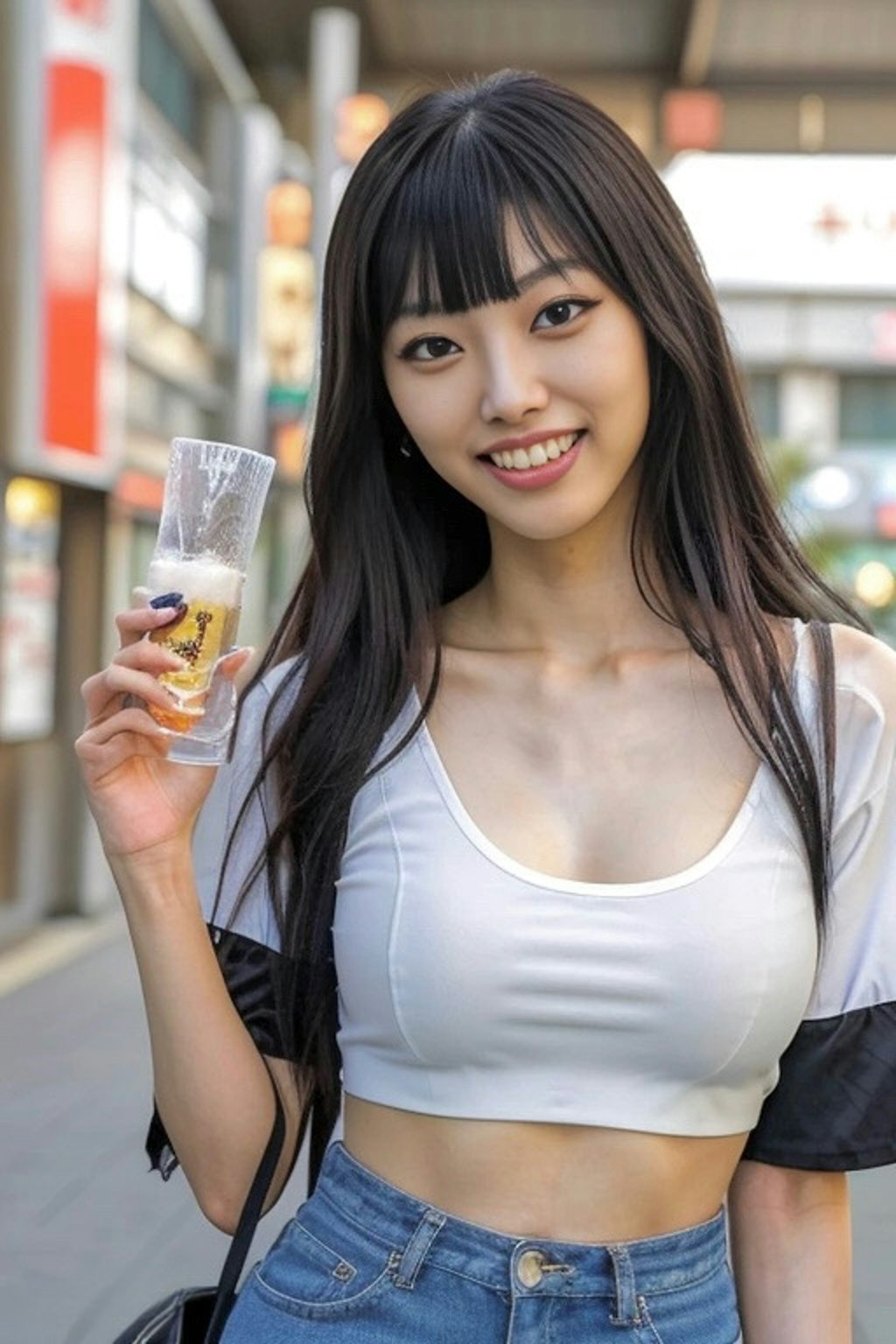 巨乳女子とデート