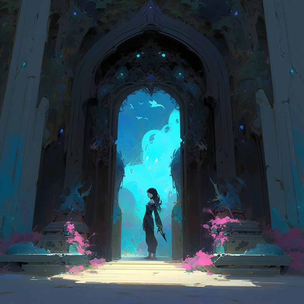 mysterious gate