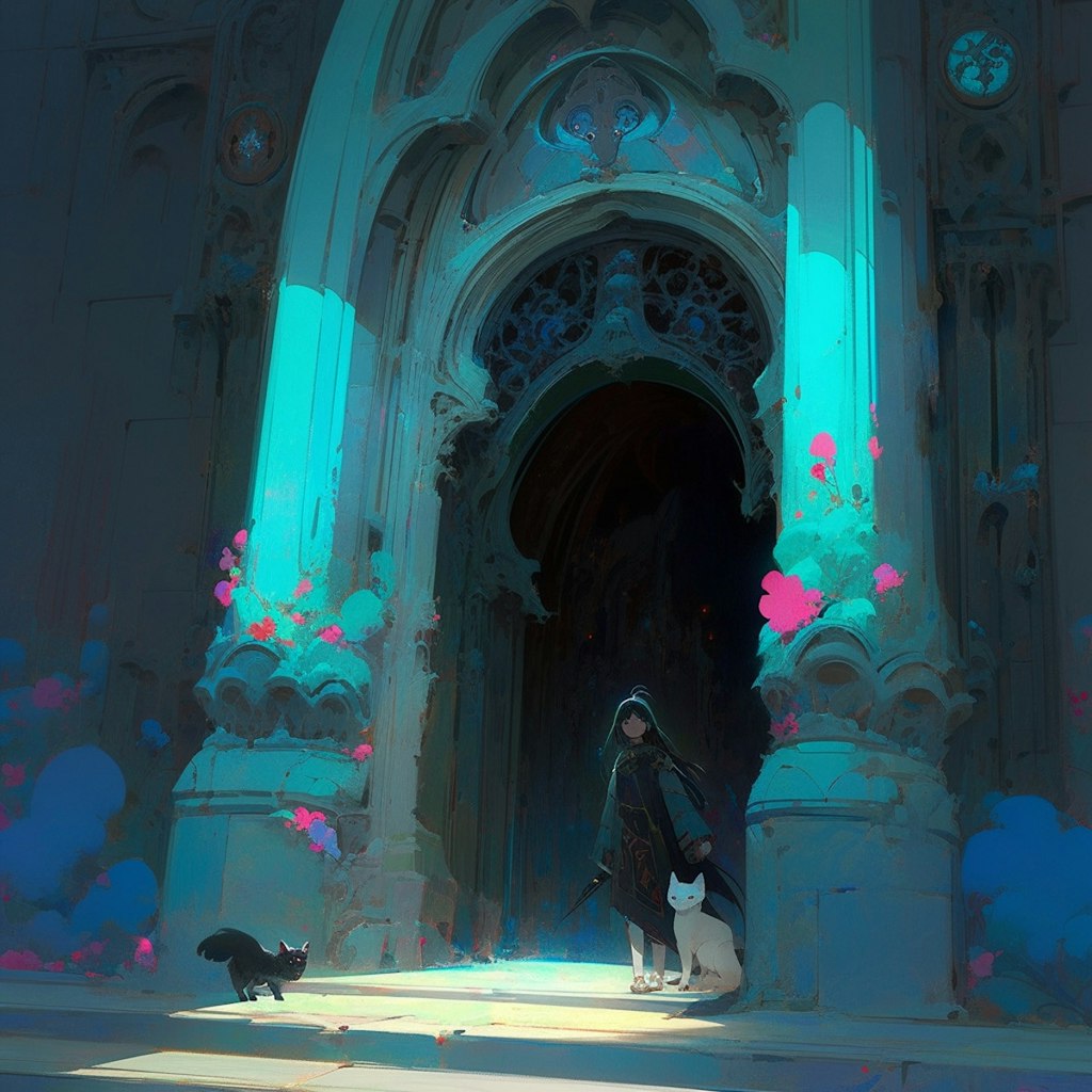 mysterious gate