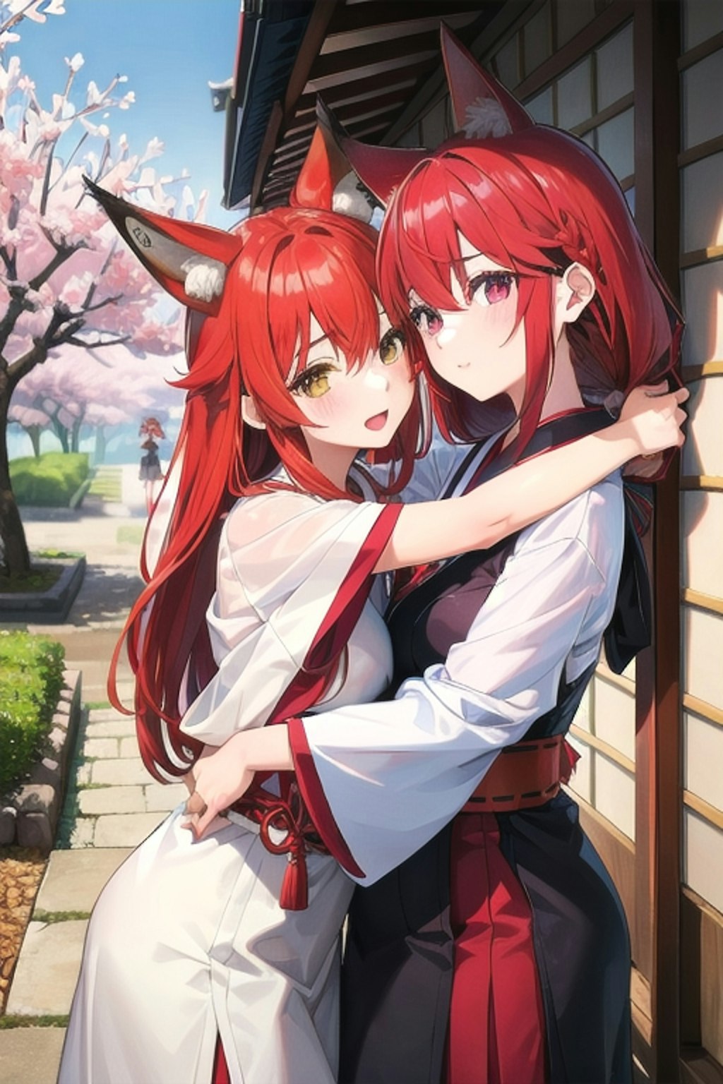 Wレッド　オキツネ神社版