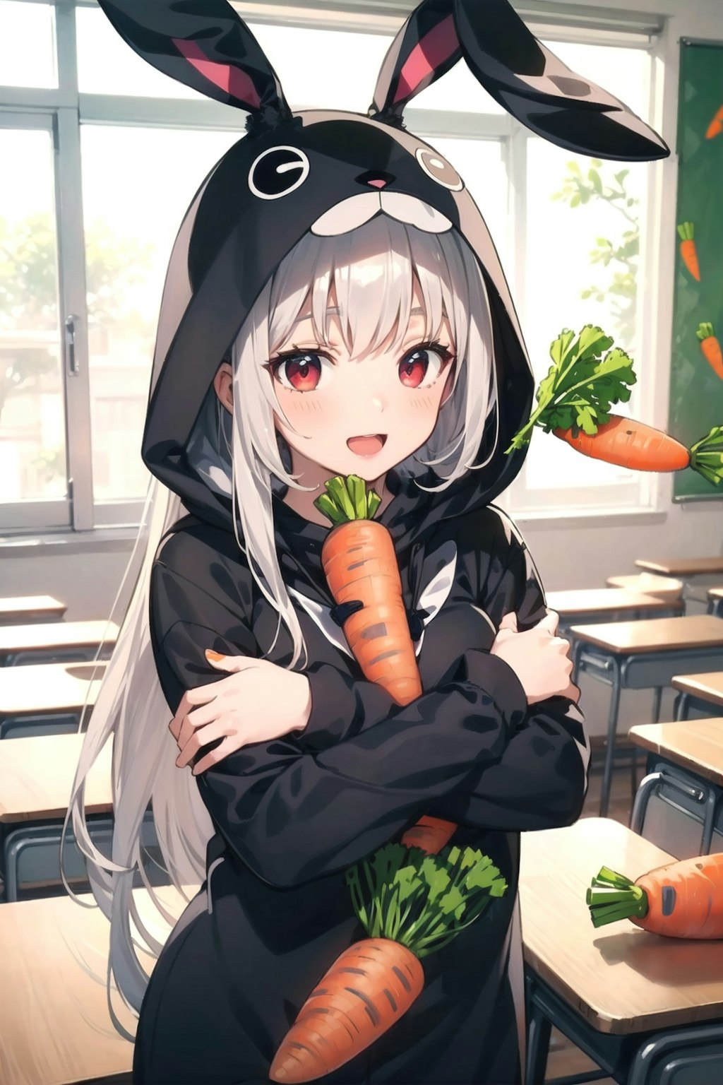 にんじんいっぱいなのです🐰🥕