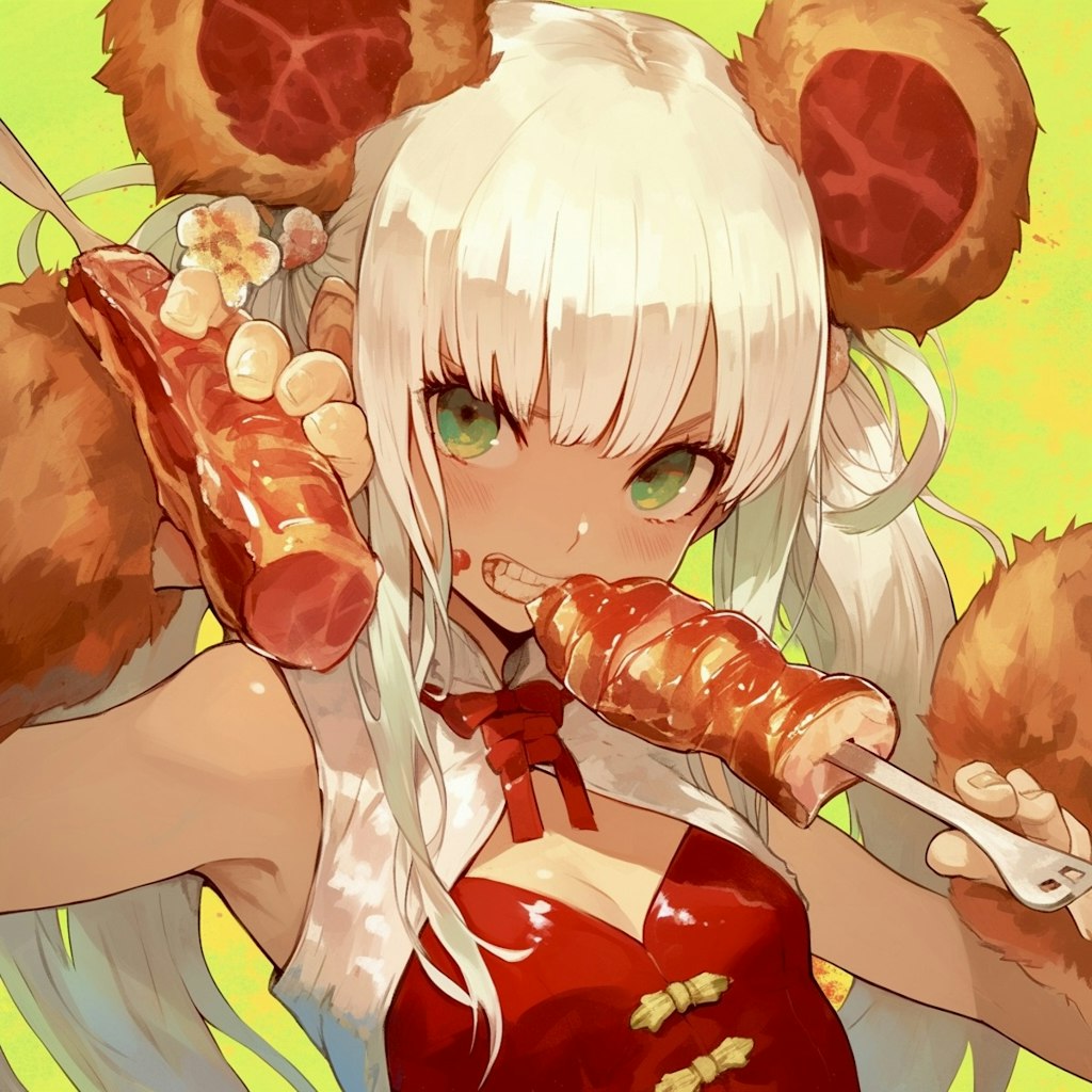 お肉美味しい！🍖🐾