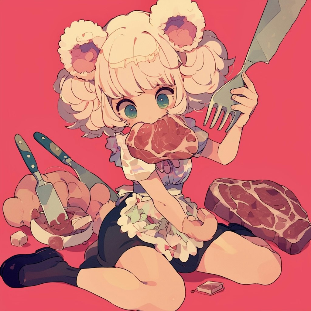 お肉美味しい！🍖🐾