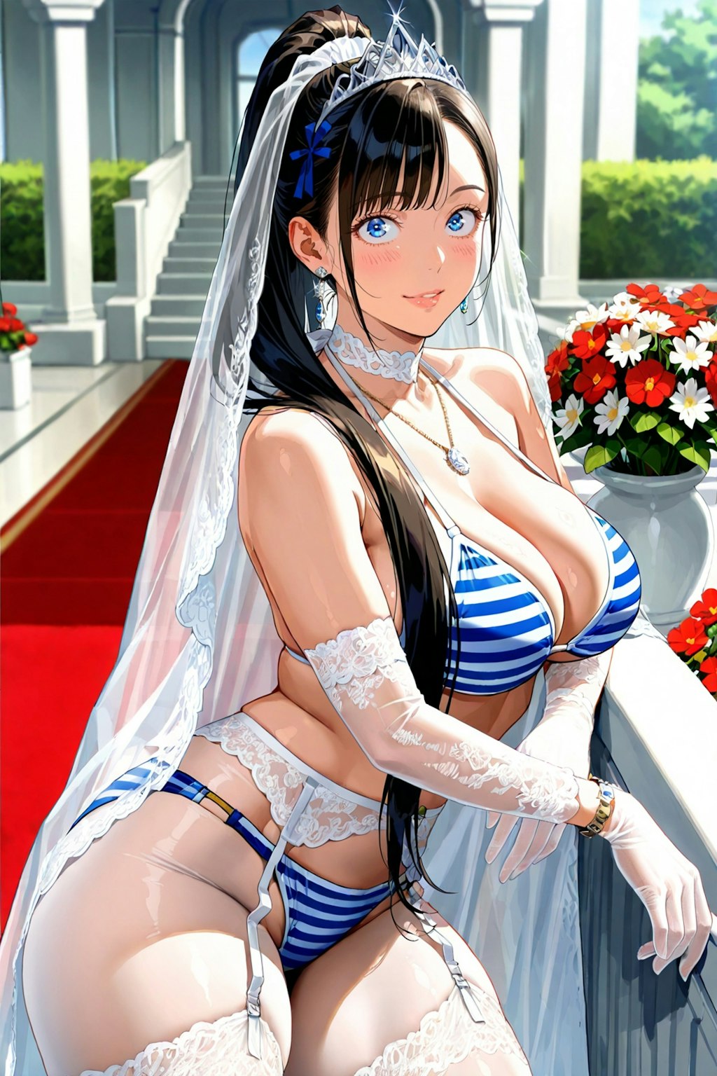 ストライプビキニウェディング