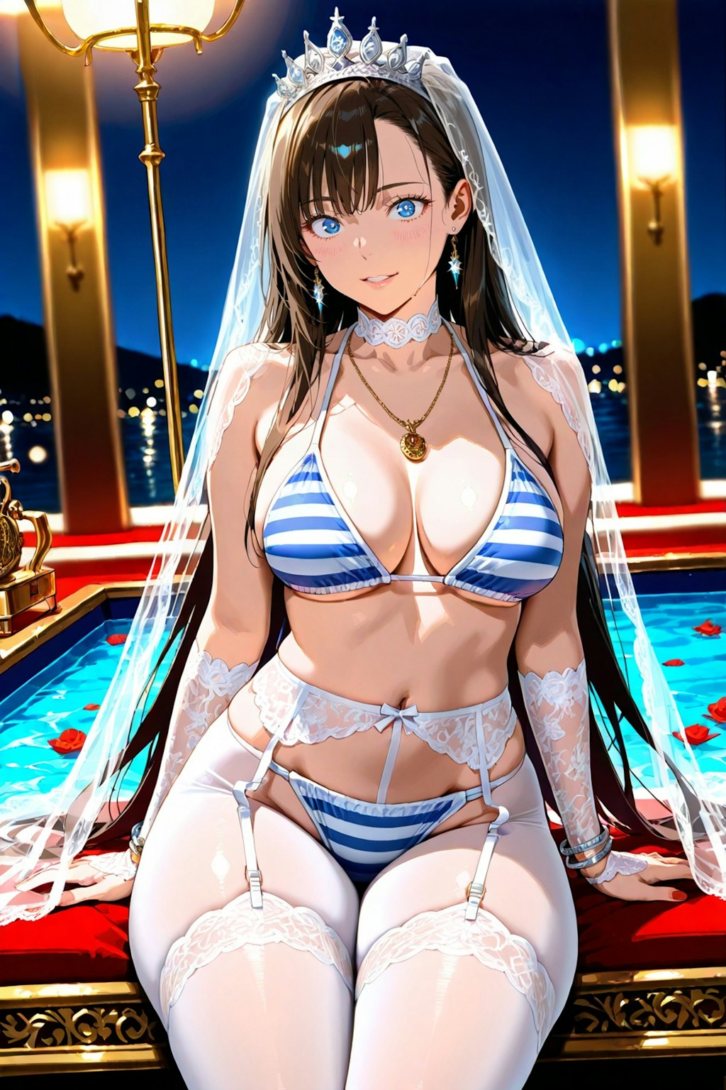 ストライプビキニウェディング
