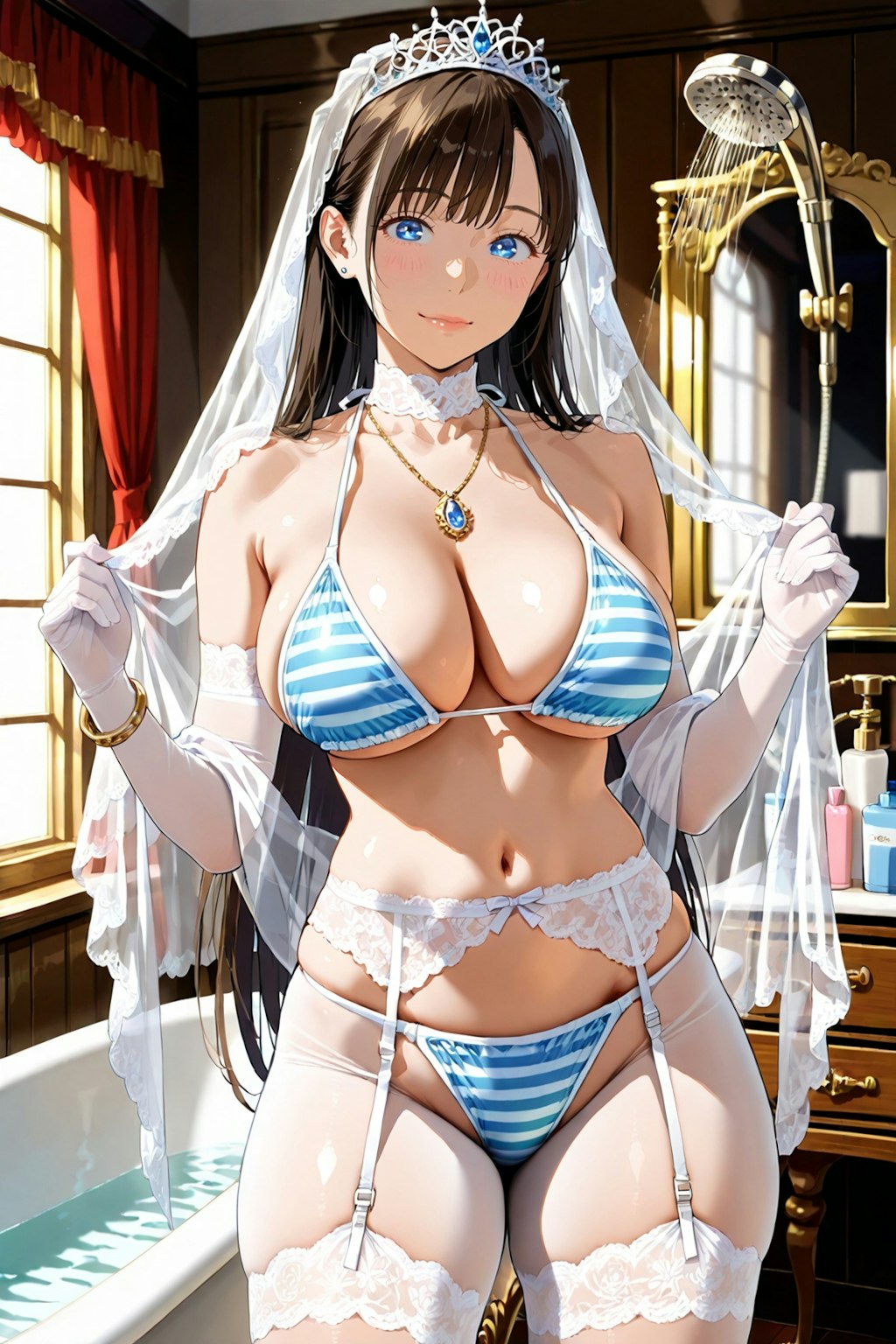 ストライプビキニウェディング