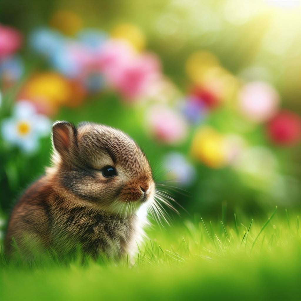 謎の小動物と春