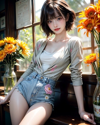 Chrysanthemum Flower Girl
