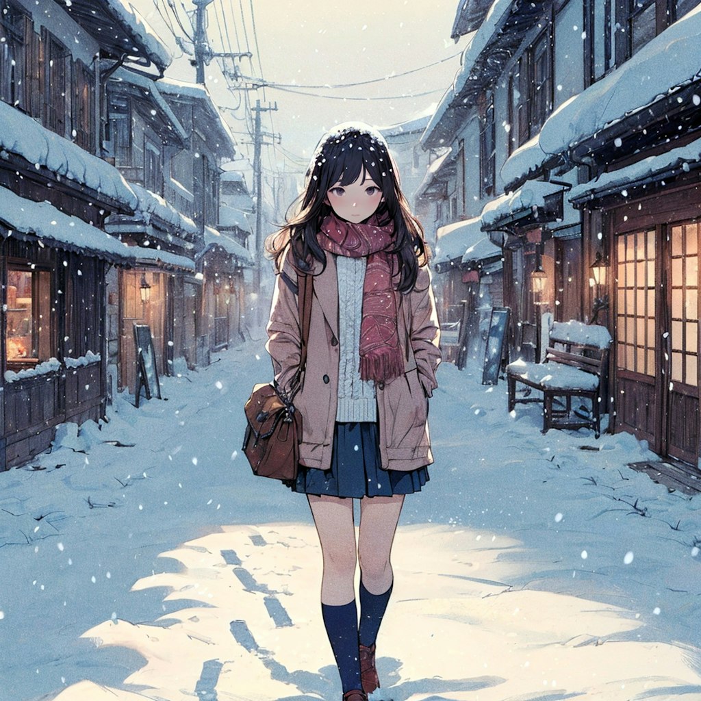 雪と少女19