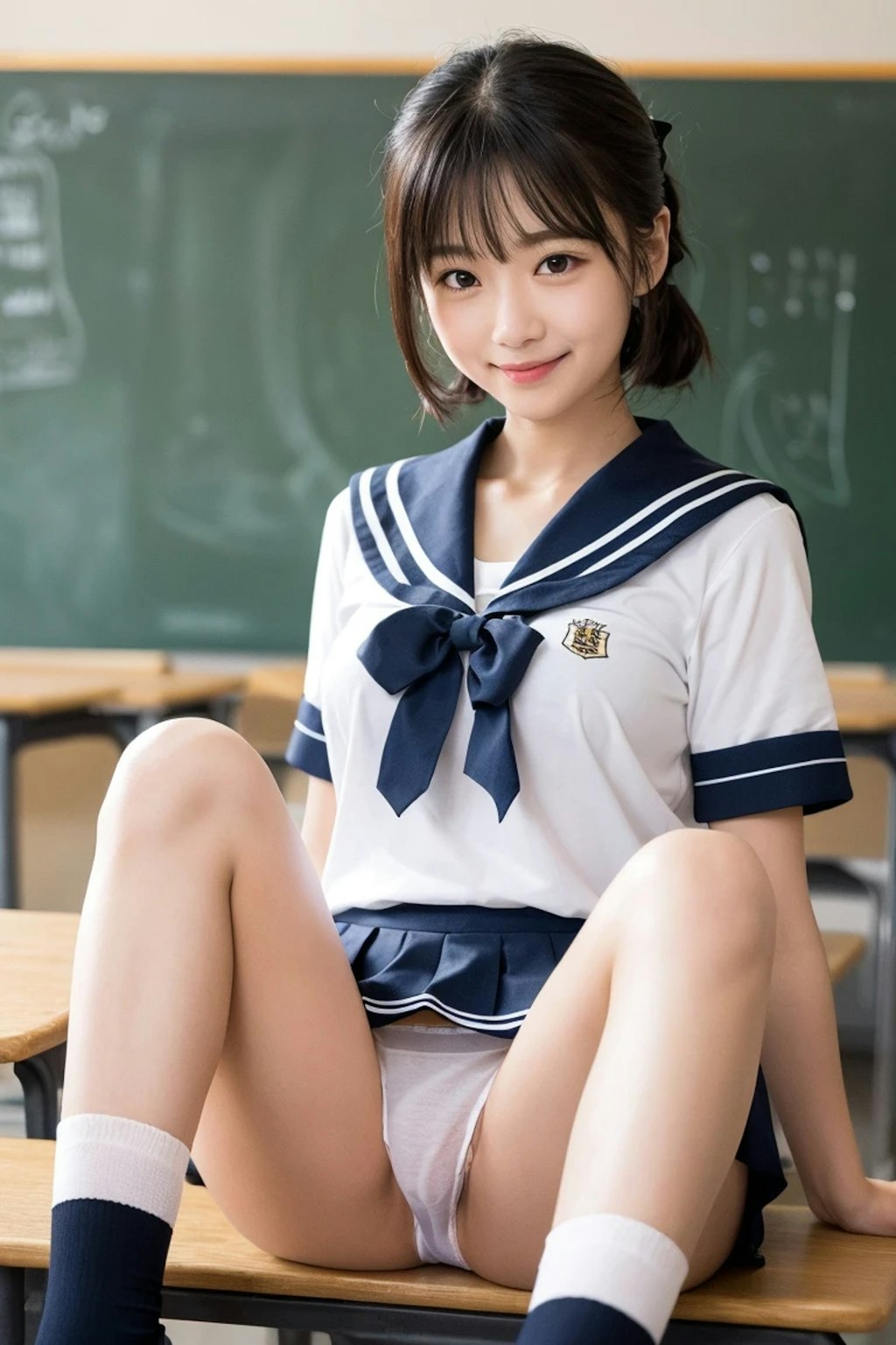 私のパンツ見たいの？