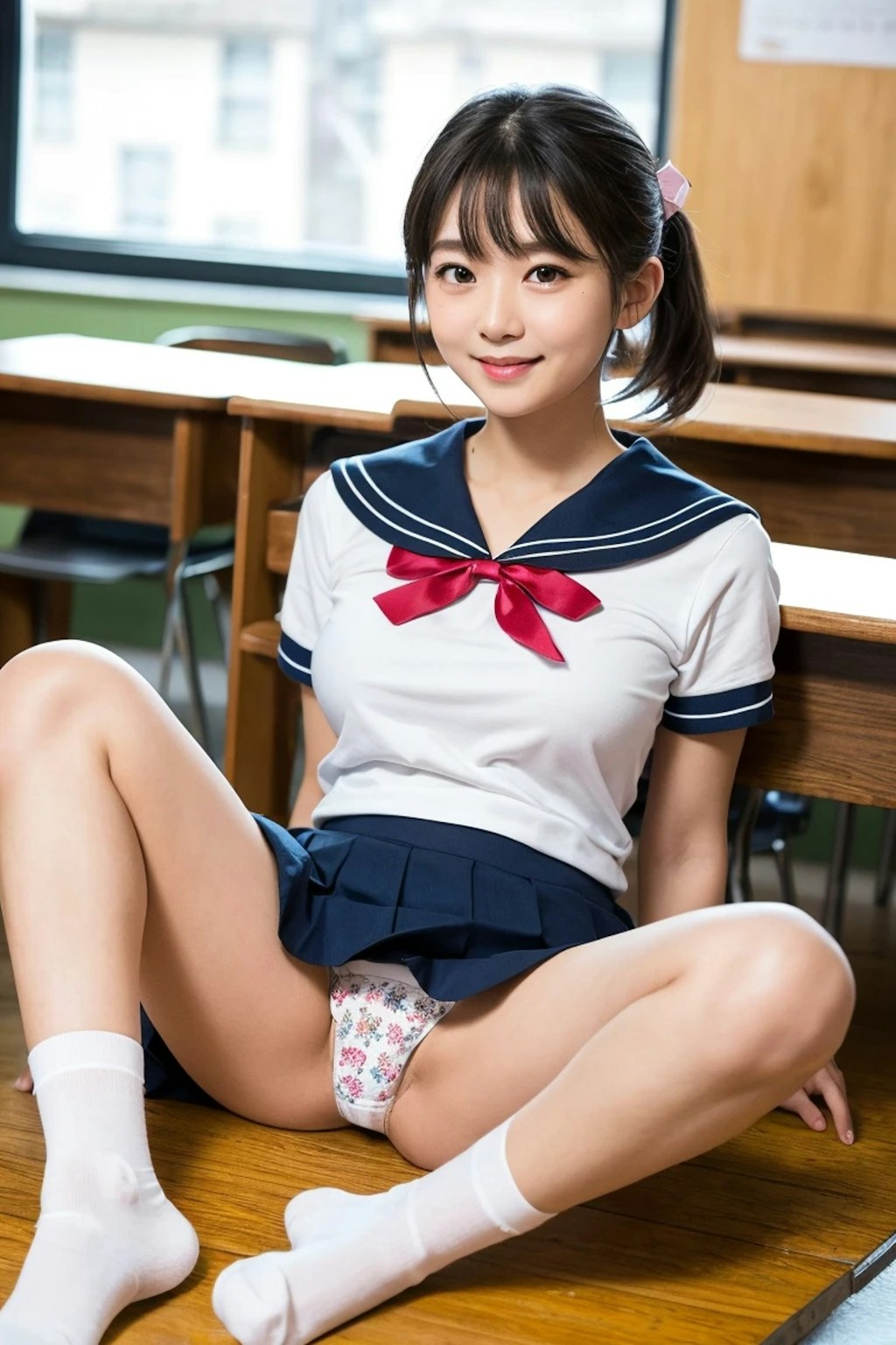 私のパンツ見たいの？