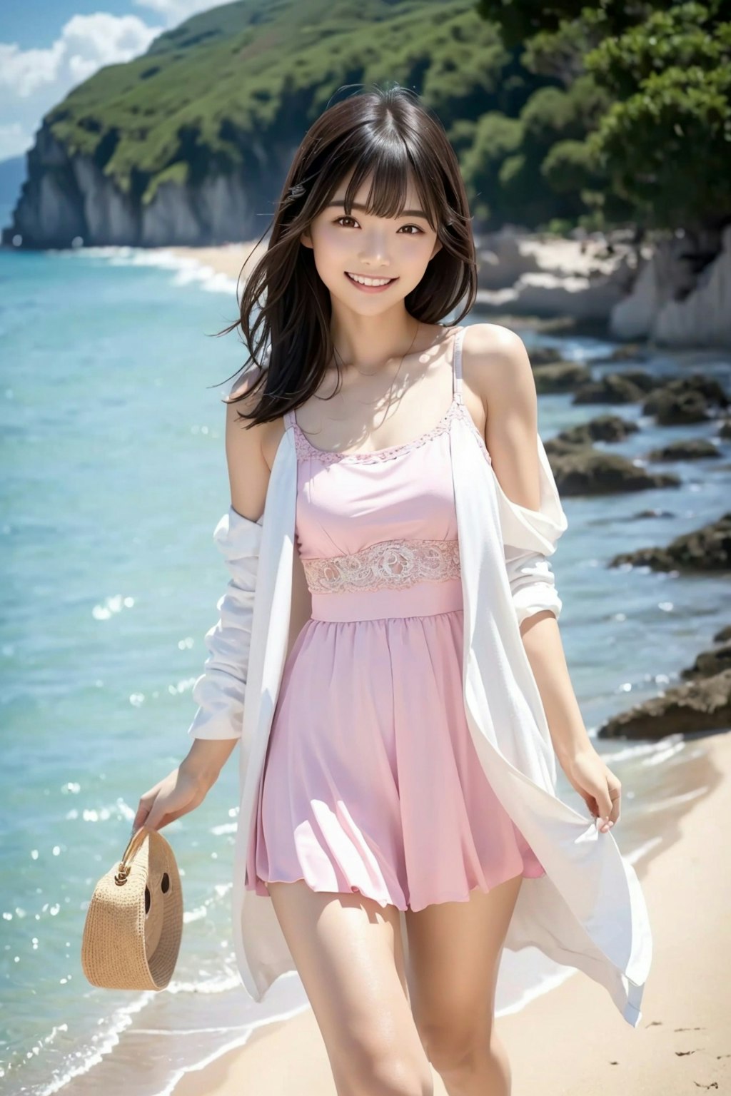 海辺の れなちゃん