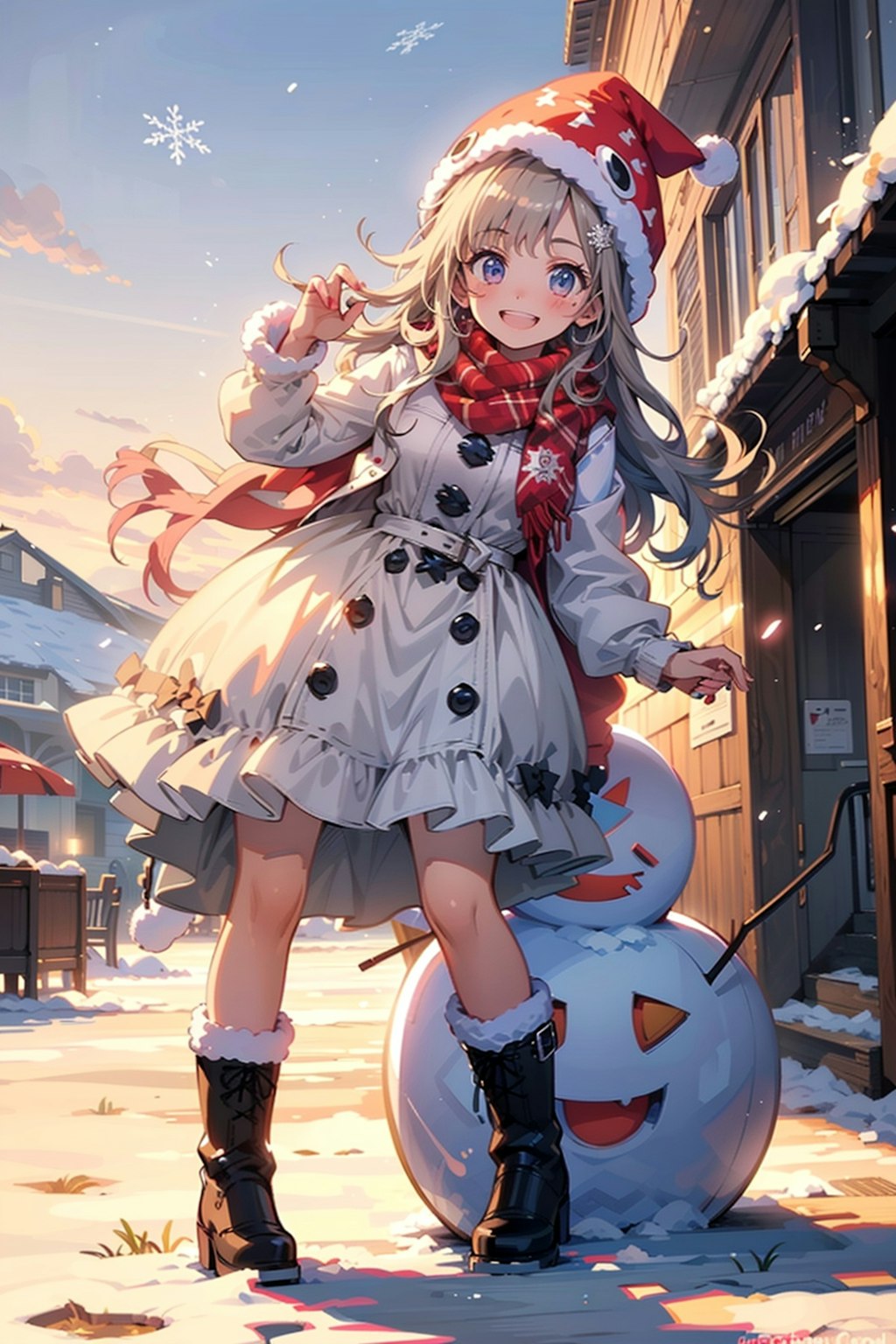 クリスマスのマジックで雪だるま美少女登場⁉