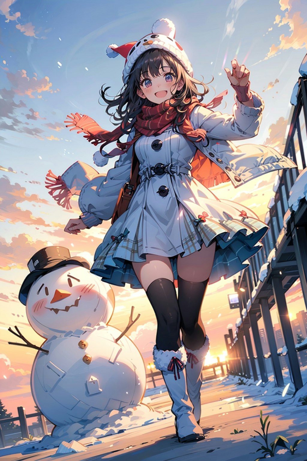 クリスマスのマジックで雪だるま美少女登場⁉