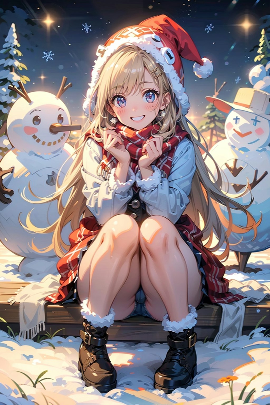 クリスマスのマジックで雪だるま美少女登場⁉