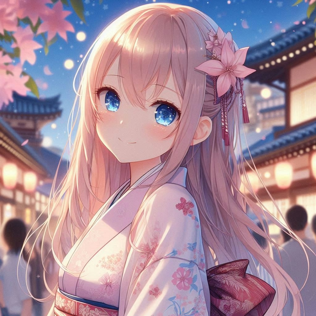 着物の女の子 kimono girl