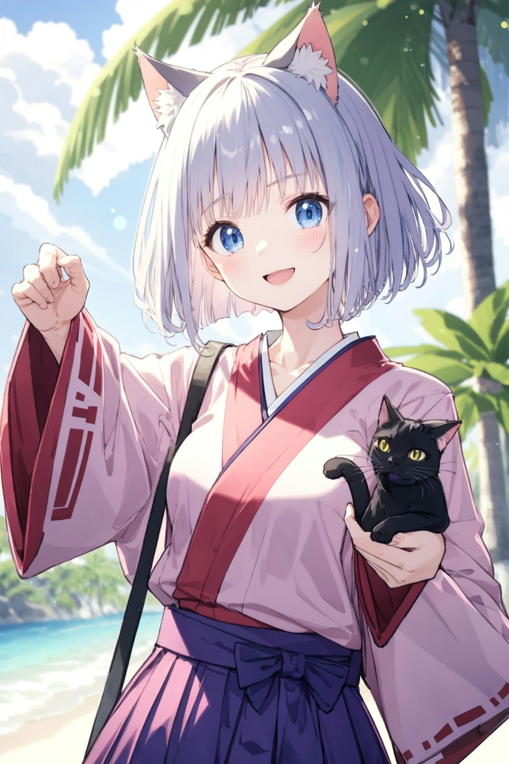 猫巫女様とクロネさん（AQUA）