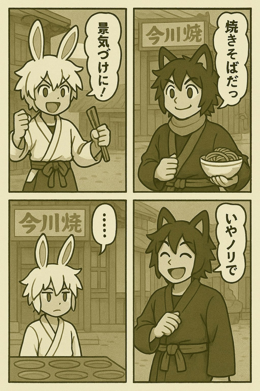 不条理日常今川焼屋まんが