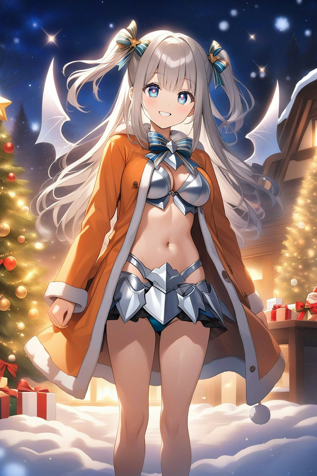 christmasの銀髪ちゃん