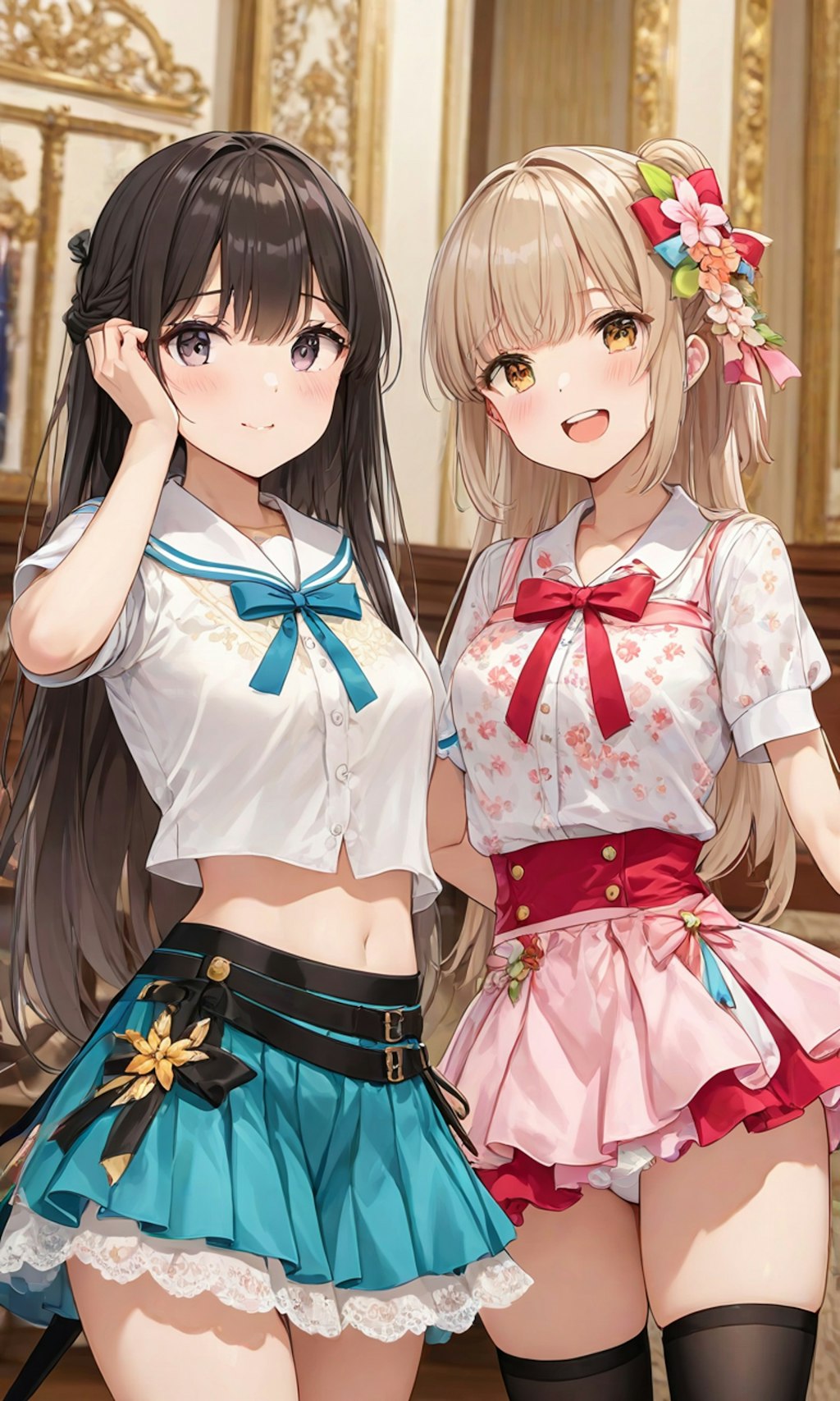 パンチラとセーラー服と女子高校生と