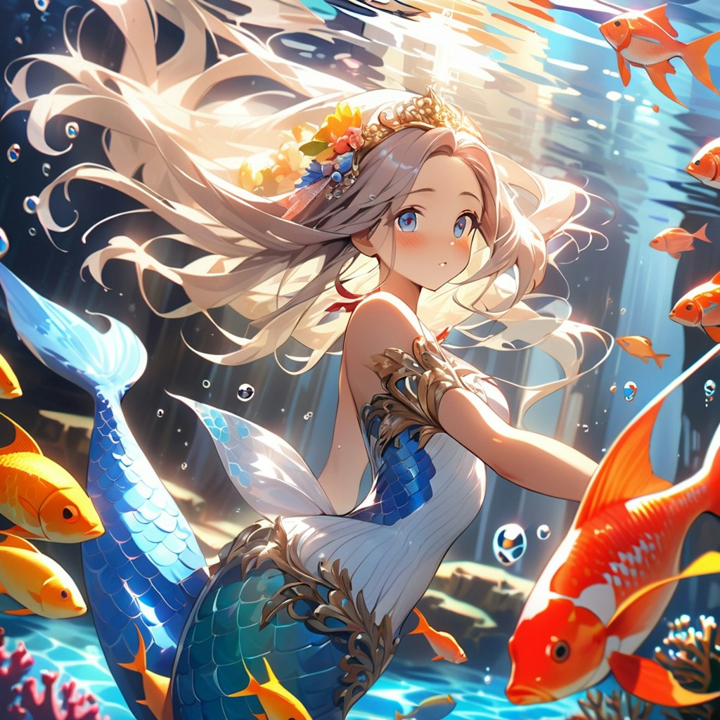 海の中のプリンセス