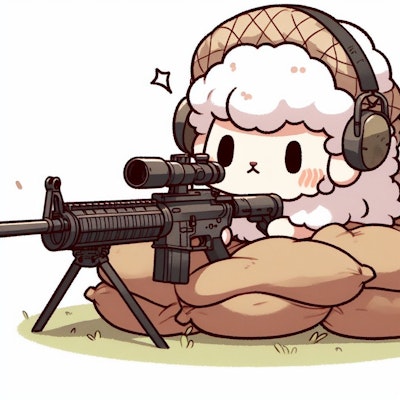 拠点を防衛する羊
